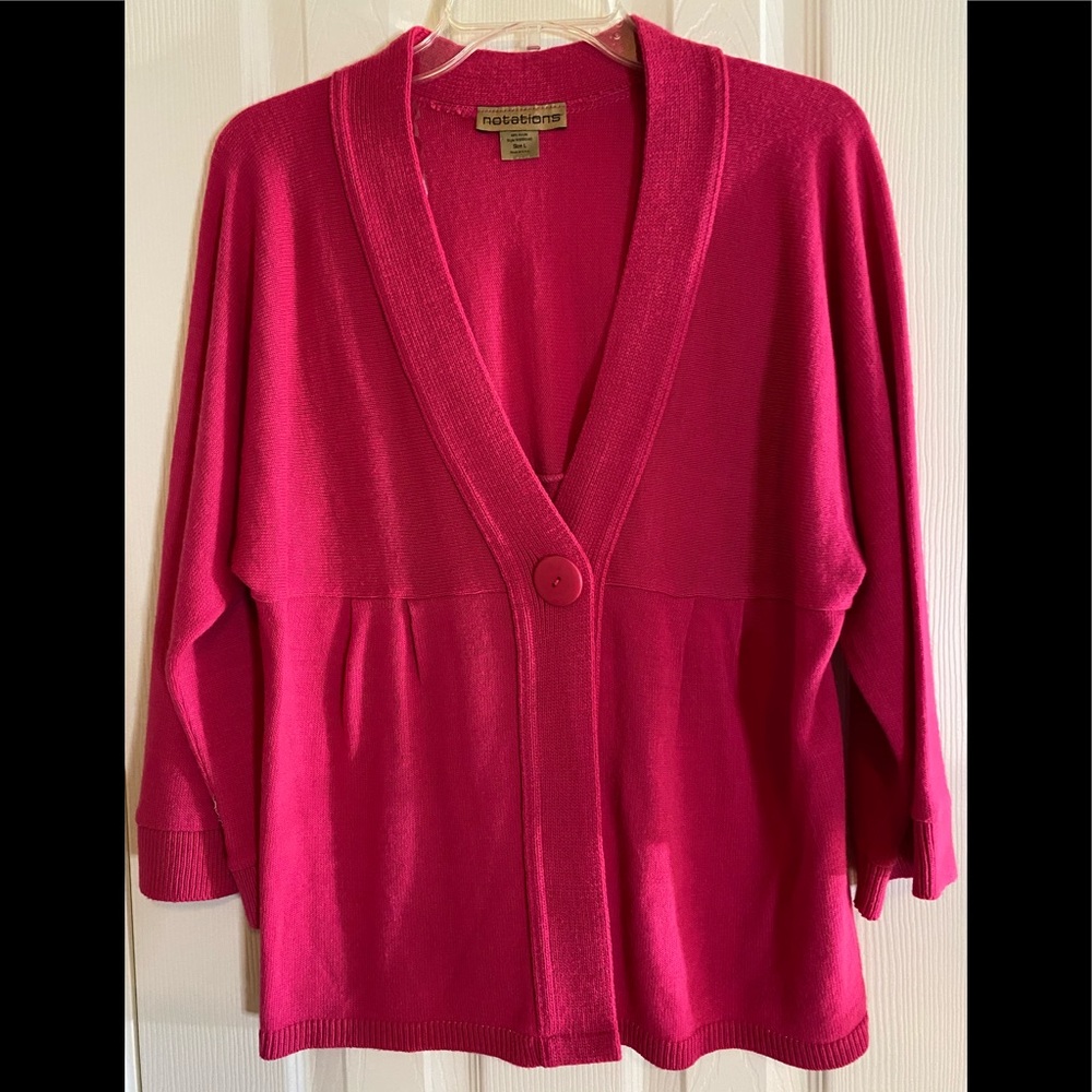 Notations Sweater, Size L